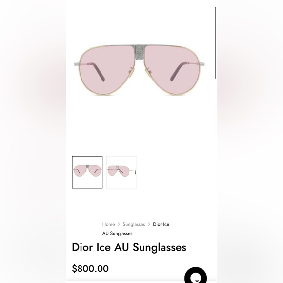DIOR WOMENS SUNGLASSES                                           NEVER WORN - Picture 2 of 3